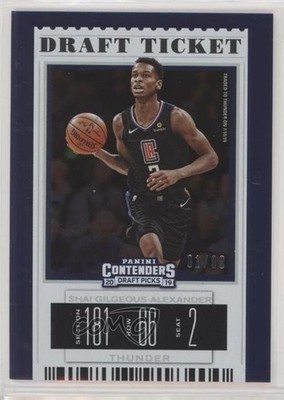2019 Contenders Draft Picks Variation Ticket 1/99 Shai Gilgeous-Alexander 0za4
