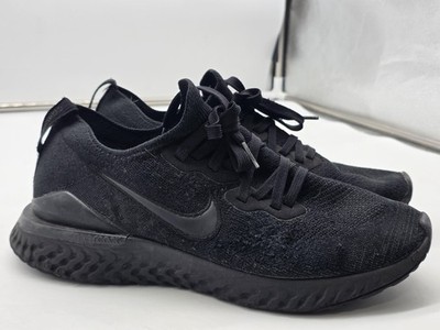 Nike Epic React Flyknit 2 Shoes Mens Size 9 Black Damaged Running Sneakers