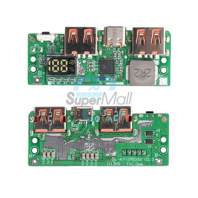 5V 3A Li-Ion Battery Digital Display QC/PD/FCP/AFC Fast Charging Module Type-C