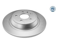 2 St. Bremsscheibe Meyle 7155230032/PD Hinterachse FüR Ford