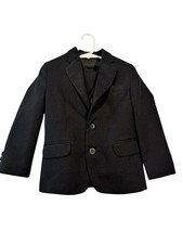Boys 3 Piece Black Suit Size 5