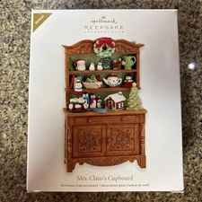 Mrs. Claus's Cupboard Repaint Hallmark Keepsake Ornament Club 2012