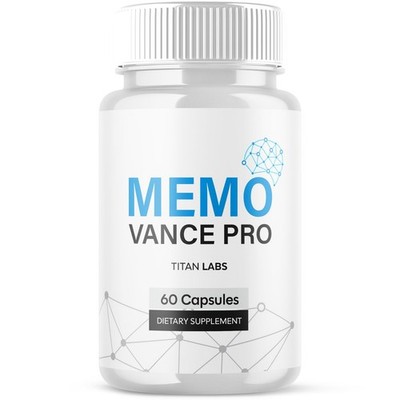 (1 Pack) Memo Vance Pro Advanced Natural Brain Support MemoVancePro  60 Capsules