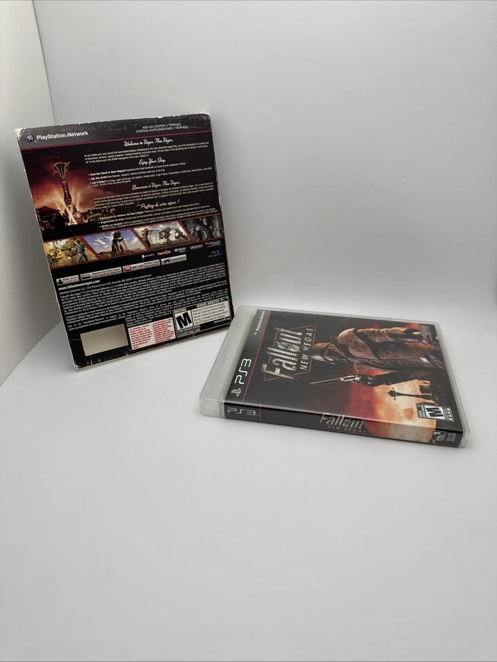 Fallout New Vegas (Sony PlayStation 3 PS3) CIB Complete w/slipcover OOP NOS Rare - Image 3 of 4