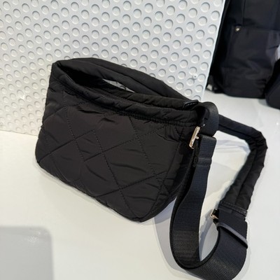 Marc Jacobs Quilted Nylon Crossbody Bag H107M06SP21 Black | eBay