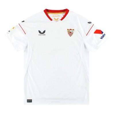 2022/2023 SEVILLA FC HOME CASTORE SOCCER JERSEY FOOTBALL SHIRT SIZE L MENS