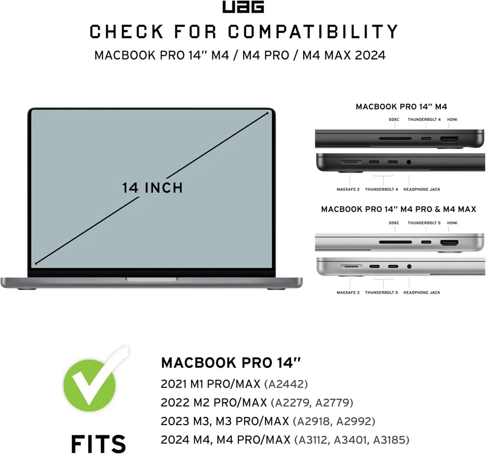 Funda Plyo Grado Militar UAG - MacBook Pro 14" Foto 4 de 4