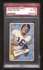 1952 Bowman Small #16 Frank Gifford HOF RC PSA 4 VGEX C104205