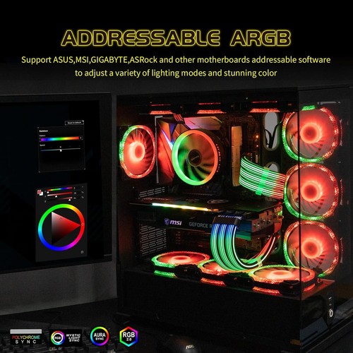 High-Quality 24 Pin RGB Extension Cable - Experience Immersive Lighting Effects - Picture 10 of 11