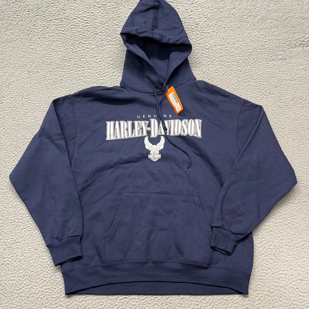 90s Sweat à Capuche Harley Davidson | Authentique & Vintage