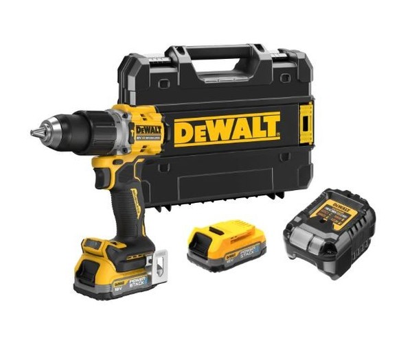 Dewalt DCD805E2T Akku Schlagbohrschrauber BüRstenlos 18V Powerstack 1,7Ah Koffer-image