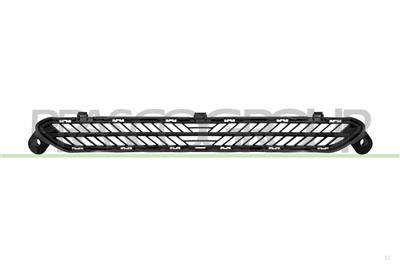 Grille centrale grainée Citroën C4 2021 face avant ventilée plastique renforcé
