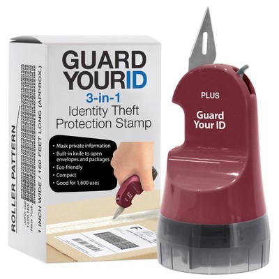 Guard Your ID 3-in-1 Wide Advanced Roller with Retractable Box & Envelope Ope...