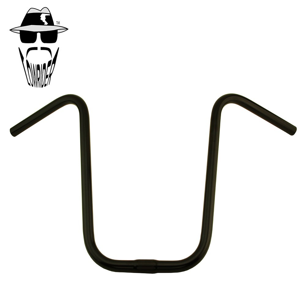 ORIGINAL LOWRIDER 15" Rise U Shape Black Handlebar 25.4mm Cruiser/Chopper Bike.