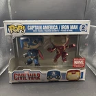 Funko Pop! Vinyl: Marvel - Captain America vs Iron Man 2 Pack - Collector Corps