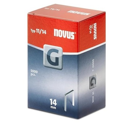 Novus Tools Flachdrahtklammern G Typ 11 14 mm 5.000 Stück B-Ware Hammertacker