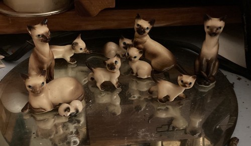  Renaker Hagen siamese family of 10