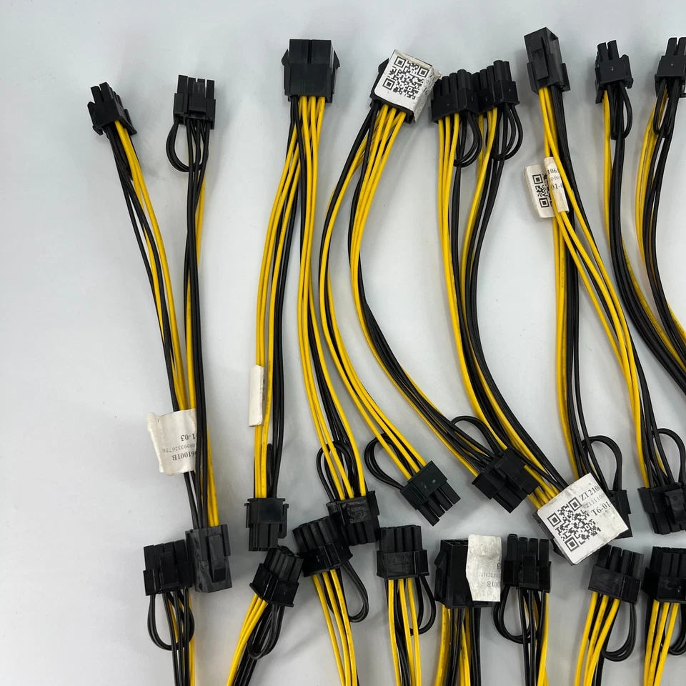 13x Câble Splitter PCI-Express 8 Pin Vers 2×8 (6+2) Pin Alimentation GPU Minage - Photo 3/4