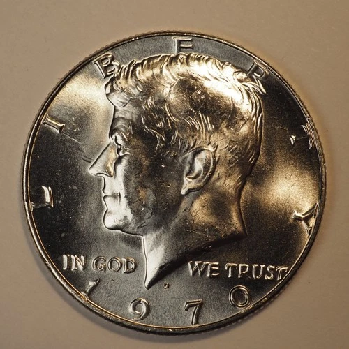 1970 *D*KENNEDY  SILVER HALF UNC  DOLLAR***NICE !*** FREE SHIPPING! C1381