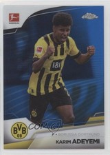 2022-23 Topps Chrome Bundesliga Blue Refractor 71/180 Karim Adeyemi #27 4g8