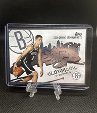 2025-26 Topps Basketball Egor Demin Clutch City Prospects CC-8 Rookie RC Nets