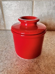 Red Butter Bell Crock