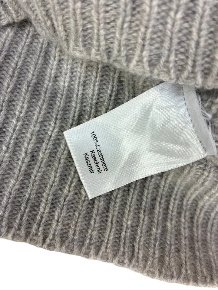 Jersey Hardy Amies gris cachemir cuello redondo talla S prendas de punto para hombre Foto 4 de 4