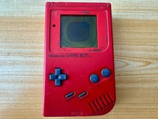 Nintendo Gameboy Original DMG-01 Flame Red Handheld Console - Parts or Repair