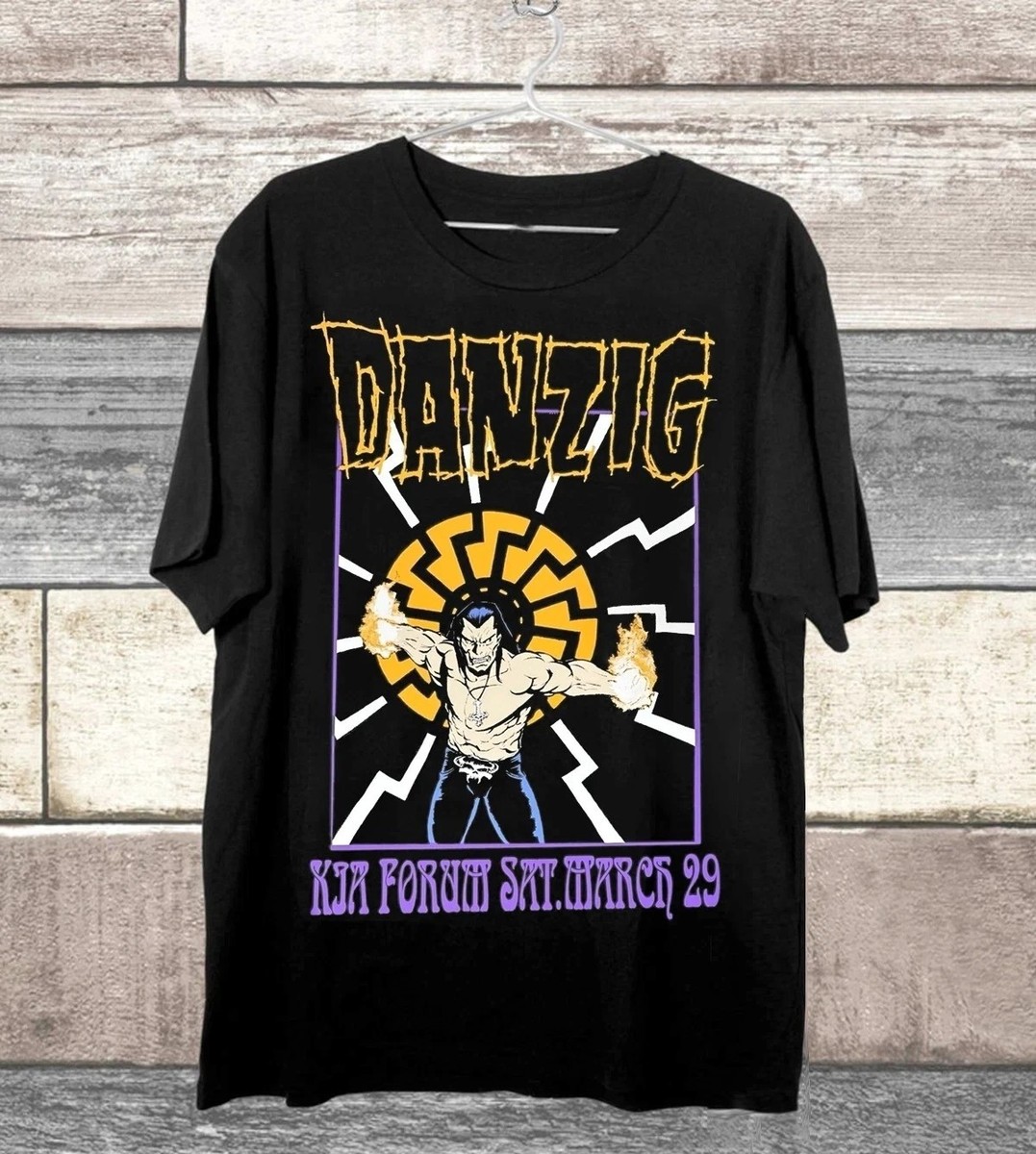 Danzig Band Tour 2025 Shirt Basic Black Unisex T shirt Men Women