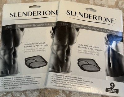Slendertone Replacement Abdominal Toning Gel Pads Unisex 18 Pads See Date