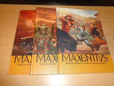 Maxentius Nr.1-3 komplett (Panini) HC Hardcover Schwan, Augusta, Aufstand