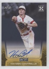 2020 Leaf Draft Auto Gold Hayden Cantrelle #BA-HC1 Auto 0m37