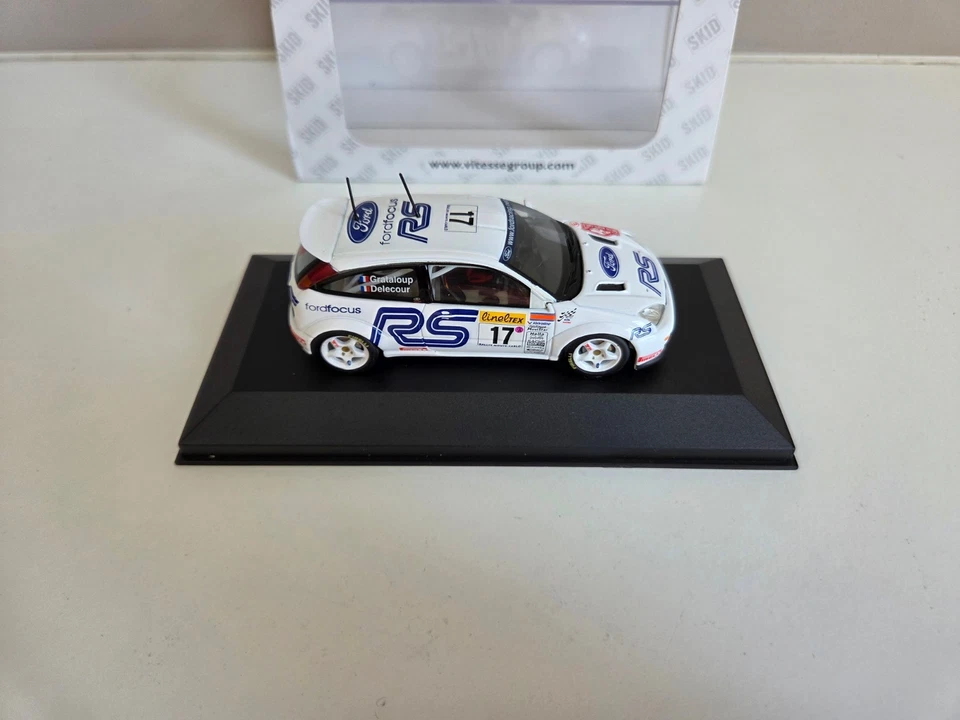 SKID 1/43 Ford Focus WRC Delecour/Grataloup - Rally Montecarlo 2001 - SKM195 - Immagine 3 di 4