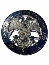 Masonic  Metal Chrome 32nd Degree Auto Car Emblem