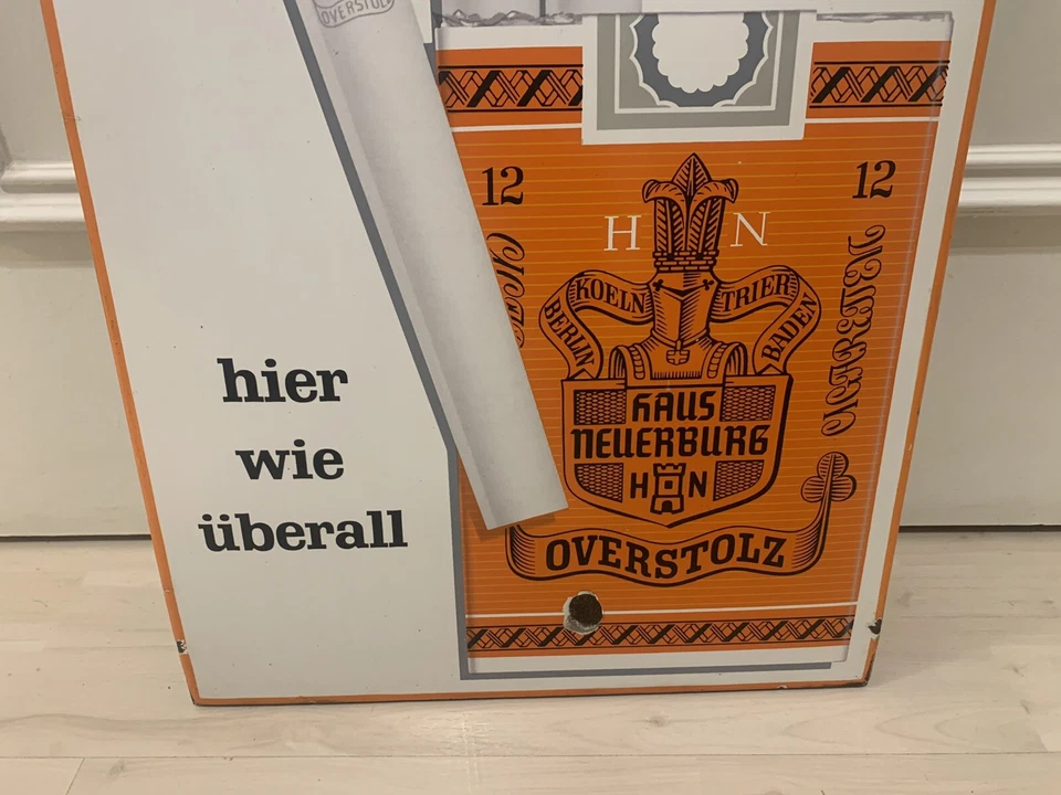 OVERSTOLZ - HAUS NEUERBURG KÖLN - Emailschild 38 cm x 58 cm - Bild 3 von 4