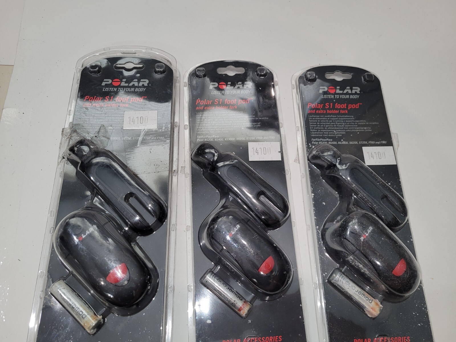 Polar S1 Foot Pod and Extra Holder Fork New in Packaging