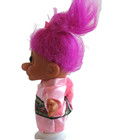 Vintage Russ Troll Doll dressed in Kimono pink hair /brown eyes 1991 — photo 3