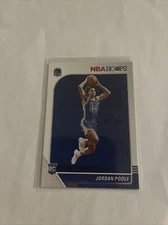 2019-20 Panini NBA Hoops #223 Jordan Poole Rookie RC Warriors
