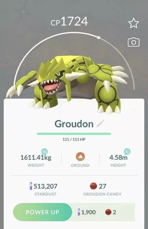 SHINY GROUDON POGO | Pokémon Go to Home Transfer | Authentic (Custom O.T)