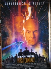 STAR TREK FIRST CONTACT 1996 POSTER