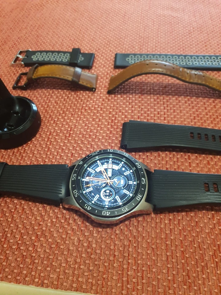 Samsung Galaxy Watch SM-R800 46 mm Cassa in Acciaio Inossidabile,  Nero..., foto 3 di 5