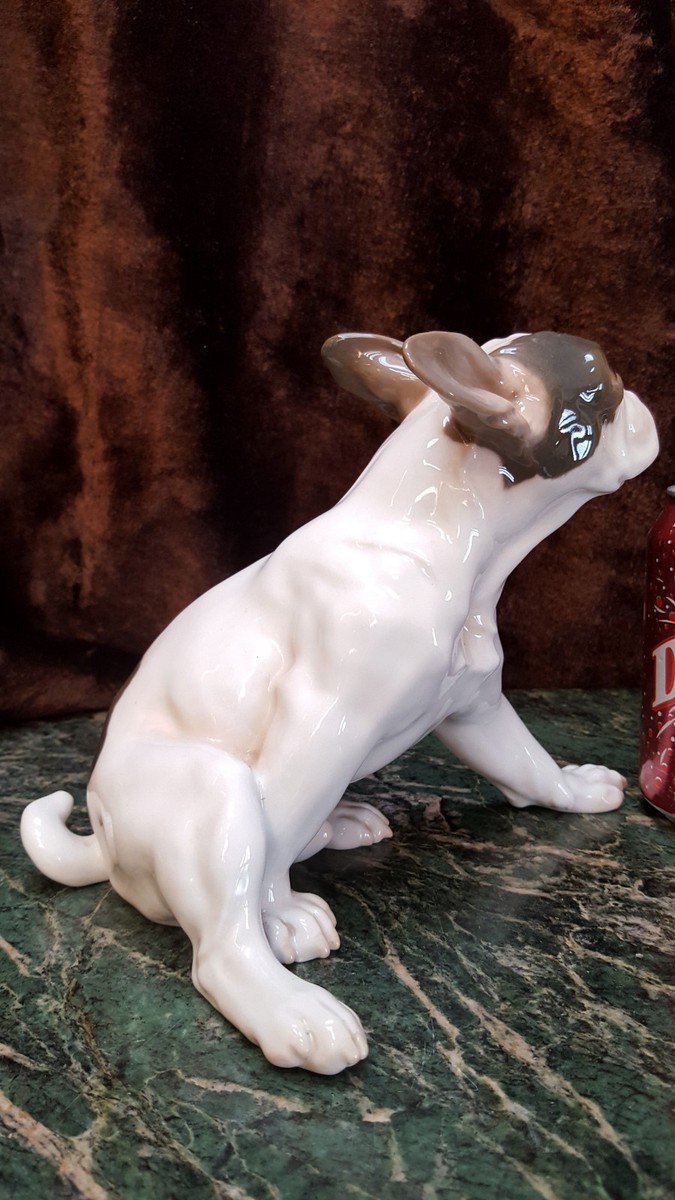 FAB RARE Bing & Grondahl B&G Bull Dog Porcelain Figurine 7+