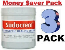 Sudocrem Antiseptic Healing Cream 400g PACK OF 3 - Large Bulk Case EXP 04/2027 