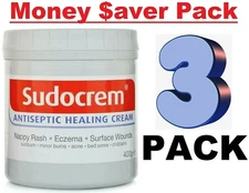 Sudocrem Antiseptic Healing Cream 400g Pack of 3 - [EXP 04 - 2027]
