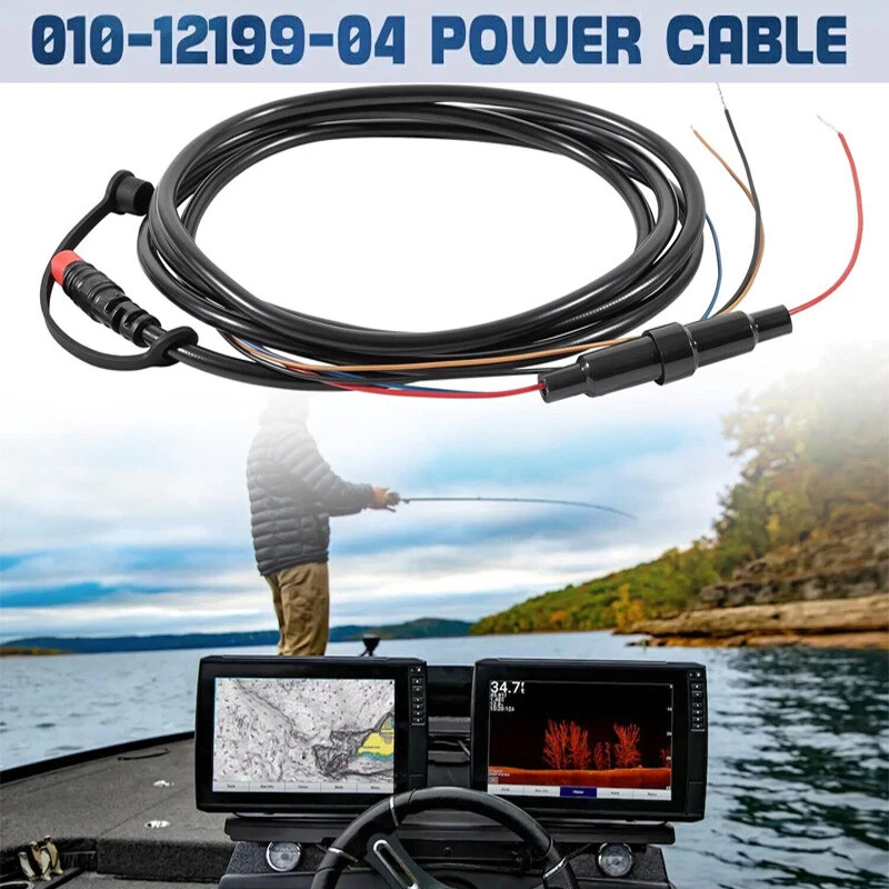For GARMIN STRIKER 4 4cv 4dv 5cv 5dv 7cv 7dv Power/Data Cable 4-Pin 010-12199-04