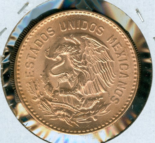 1956 MEXICO 50 CENTAVOS ULTRA FINEST GRADE GEM BU RARE * - Picture 2 of 2