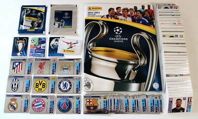 PANINI CHAMPIONS LEAGUE 2014/2015 14/15 - COMPLETE SET COMPLETE SET + ALBUM