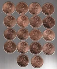 $9 SPECIAL - LINCOLN CENTS - 2000 thru 2008 P&D - CHOICE UNCS / FREE SHIP