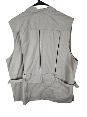 Cabelas Safari Series Mens Sleeveless Vented Vest Jacket Large