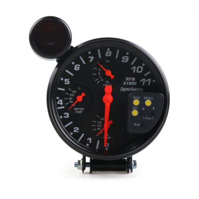 5'' Drehzahlmesser Schaltlichtanzeige Öldruck Wassertemp Öltemp Meter RPM